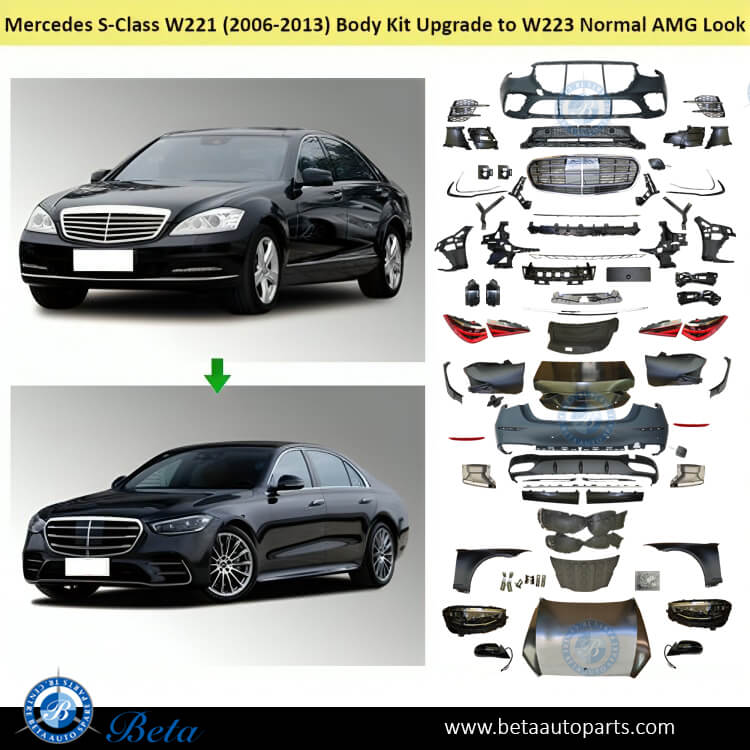 Conversion Kit Upgrade to W223 Normal AMG Look for Mercedes S-Class W221 2006-2013 models Conversion Kit Upgrade to W223 Normal AMG Look for Mercedes S-Class W221 2006-2013 models
